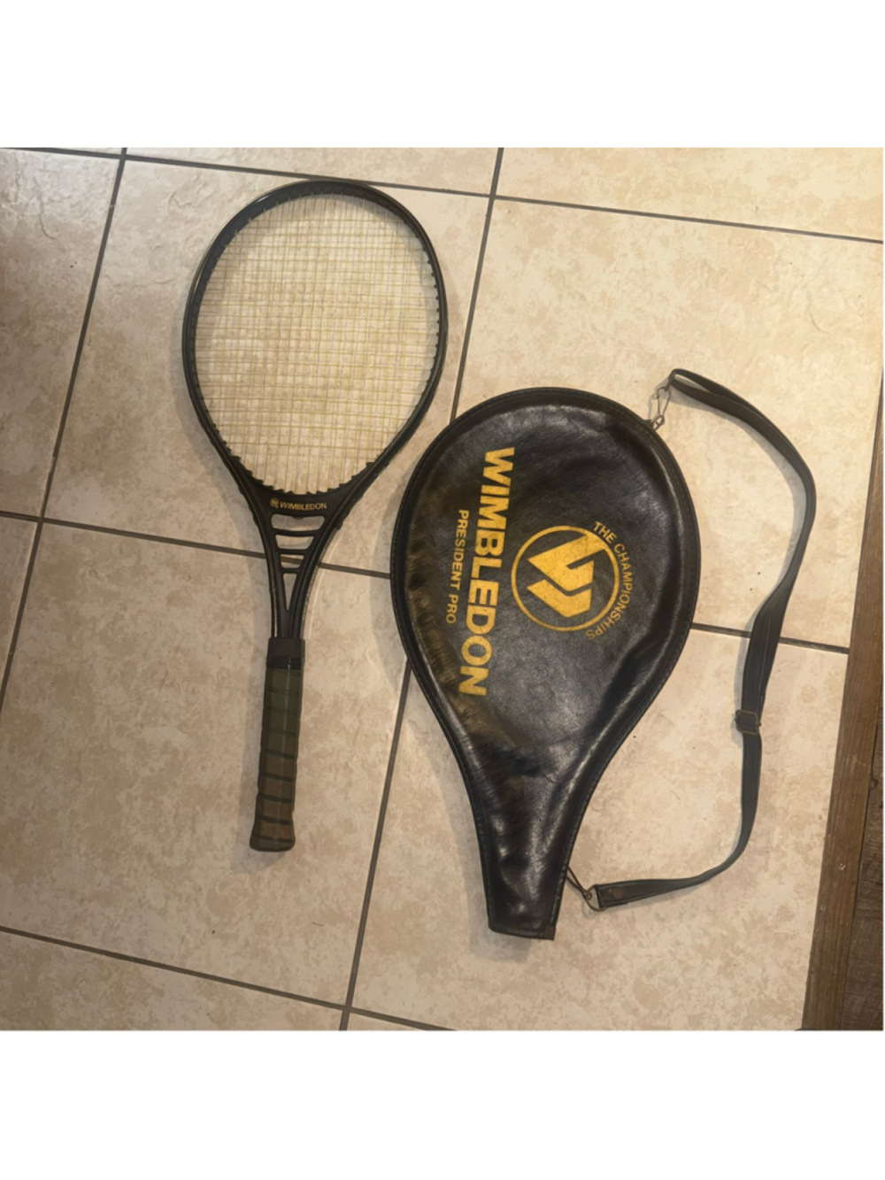 Vintage Wimbledon President Pro Tennis Racket
